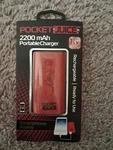 Tzumi Pocket Juice 2200 Mah Portable Charger - Red Brand New Sealed. Fixed Price $14.99.