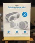 New! Atomi Rotating Mini Surge Protector 2 Outlet Usb. Fixed Price $60.00.