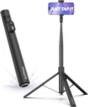Kraftgeek Automatic Tripod For Iphone, 66" Selfie Stick Black. Fixed Price $42.99.