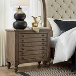 Liberty Furniture Americana Farmhouse Bedside Chest With Ac Usb Charging Station. Fixed Price $1114.99.