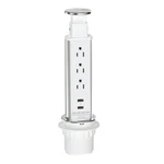 Pop Up Outlet For Countertop, Receptacle Power Strip With 3 2 Usb Port. Fixed Price $55.95.