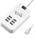 Usb Charger, 6 Port Charging Station For Multiple Devices, Phone, Tabl. Fixed Price $14.90.