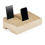 Wooden 24-GRID Cell Phones Storage Box Desktop Mobile Holder Organizer .... Fixed Price $37.39.