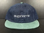 Supreme SS18 Compact Logo Denim Suede 6 Panel Bnwt 100% Authentic Guaranteed. Fixed Price $69.99.