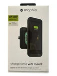 Mophie Charge Force Vent Mount Magnetic Car Dock Wireless Charging New Box. Fixed Price $12.49.