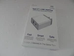 Pom Universal 20W Type-c + Usb Port High Speed Wall Charger White New. Fixed Price $22.99.