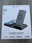 Mophie Powerstation 10W Wireless Charging Dock Removable Bank Clock Jd. Fixed Price $35.00.