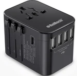 Universal Travel Adapter, 5.6A Smart Power International Plug Adaptor Ac Wall Ch. Fixed Price $13.98.