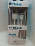 Just Wireless 4 Ft Cable Charge & Sync Made For Iphone / Ipad Ipod. Fixed Price $9.00.