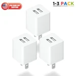 Dual Port Usb Fast Home Wall Charger Block 5V 2.1A Power Adapter For Iphone Ipod. Fixed Price $9.99.