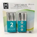 Member's Mark Apple Usb-c & Usb-a Braided Cables, 2-PACK, 3FT. 6FT.. Fixed Price $14.99.