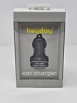Heyday Dual Port 20WCAR Charger - Dusk Blue Open Box. Fixed Price $7.95.