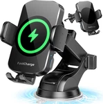 Wireless Car Charger, Fast Charging Phone Holder 3 1 Mount Auto Clampin. Fixed Price $51.83.