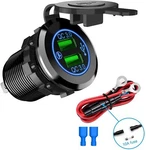 Nilight Dual Usb Port Qc 3.0 Fast Charging Hubs Charger Socket Power Outlet. Fixed Price $14.99.