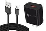 6FT Long Micro Usb Cable 18W Fast Home Charger Cord Wall Adapter For Tablets. Fixed Price $16.14.