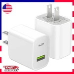 Pack Usb Charger Block Dual Port Type Wall Fast Charging 20W Power. Fixed Price $9.99.