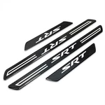 Dodge Srt Black Carbon Fiber Universal Door Sill Protector Kick Plates. Fixed Price $55.99.