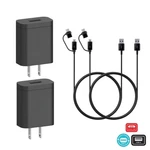 Motorola 2 Pack Usb Wall Charger 5V/1A (model SA18C38060) With Micro & Type-. Fixed Price $12.99.