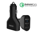 Unitek Smart Car Charger, Qc 3.0, 42W, 3-PORT, Usb Adapter/micro Cable. Fixed Price $12.94.