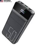 Loopeak Power Bank 22.5W Fast Charging Portable 50000MAH, Black. Fixed Price $60.66.