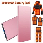 20000MAH Battery Pack For Heated Vest Jacket Pants Scarf Usb Power Bank 5V/2.1A. Fixed Price $17.40.