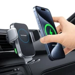 Wireless Car Charger, 15W Auto-clamping Mount, Air Vent Charging .... Fixed Price $50.22.