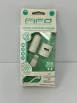 New Fifo Usb Car & Home Charger 4FT Dual Sided Cable White Android Apple. Fixed Price $7.98.