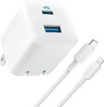 Anker 2-PORT 32W Wall Charger W/6FT Cable For Iphone 14 Older White. Fixed Price $14.95.