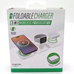 Pwrfl By Vivitar 3 In 1 Wireless Powerstation Foldable Travel Friendly Charger. Fixed Price $14.88.