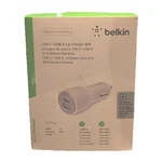 Belkin 30W Fast Car Charger Usb-c Usb-a Dual Port Pd Pps Open Box. Fixed Price $13.95.