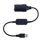 Usb Cigarette Lighter Adapter - Igreely Male To 12V Car 1FT, Black. Fixed Price $10.52.