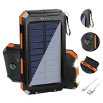 20000MAH Solar Power Bank Waterproof Dual Usb Portable Charger With Led Flash. Fixed Price $30.28.