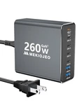 Aluminum Alloy 260W Usb Charger Gan Fast Charging Station 7 Gray. Fixed Price $42.99.