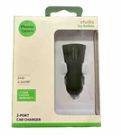 Belkin 2-PORT 4.8-AMP Usb Car Charger (2.4 Per Port) Gray Dual. Fixed Price $12.00.