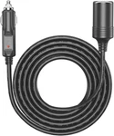 12V/24V Car Charger EXTENSION-16.4FT Black Long Cable With Inline Cigarette Ligh. Fixed Price $18.62.