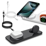 2IN1 Fast Wireless Charger Mat Dual Charging Pad For Apple Watch 11 10 Iphone 17. Fixed Price $9.99.