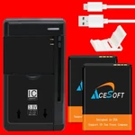 Rechargeable 1520MAH Battery Charger Cable Bracket For Alcatel Quickflip 4044C. Fixed Price $49.53.