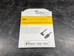 Startech Usb-a To Right Angle Lightning Cable 6 Feet USBLT2MBR New!. Fixed Price $19.99.