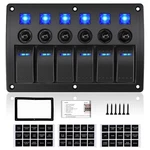 6 Gang Marine Boat Rocker Switch Panel Waterproof Overload PROTECTOR,12-24V P.... Fixed Price $31.67.
