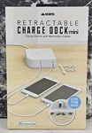 North Retractable Charge Dock Charging Station 2 Micro-usb Lightening Cables. Fixed Price $15.00.
