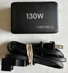 Wotobe PD-061PT 130W GAN2 Pro 4 Ports Usb Type C, Super Fast Charger. Fixed Price $49.99.