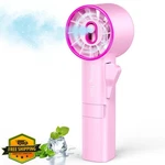 Ausic Portable Misting Fan Pink Turbo Water Spray Cooling. Fixed Price $27.99.