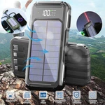 2025 Super 90000MAH Usb Portable Charger Solar Power Bank For All Cell Phone. Fixed Price $26.98.