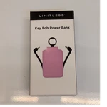 Limitless Key Fob Power Bank Pink 2000MAH Flashlight Carabiner 36" Usb-c Cable. Fixed Price $42.00.