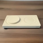Belkin Wireless Charging Pad Boostcharge Pro 2-IN-1 Magsafe Sand WIZ019 No Cord. Fixed Price $9.99.