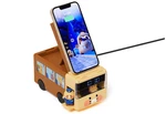 Kakao Friends Choonsik Bus 2IN1 Wireless Charging Led Clock Phone, Buds, Airpods. Fixed Price $75.53.