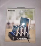 Merkury 4 Port Charging Station Brand New Box, Works Great. Fixed Price $19.99.