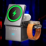 Magnetic Charging Station, 3 1 Wireless Device, Compact & Portable. Fixed Price $37.35.