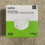 Belkin Boostcharge Compact Usb-c Wall Charger 45W White New 3825HU. Fixed Price $20.00.