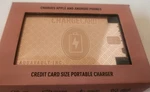 Aquavault Chargecard AV10 Rose Gold Ultra Thin Credit Size Portable Charger. Fixed Price $24.99.